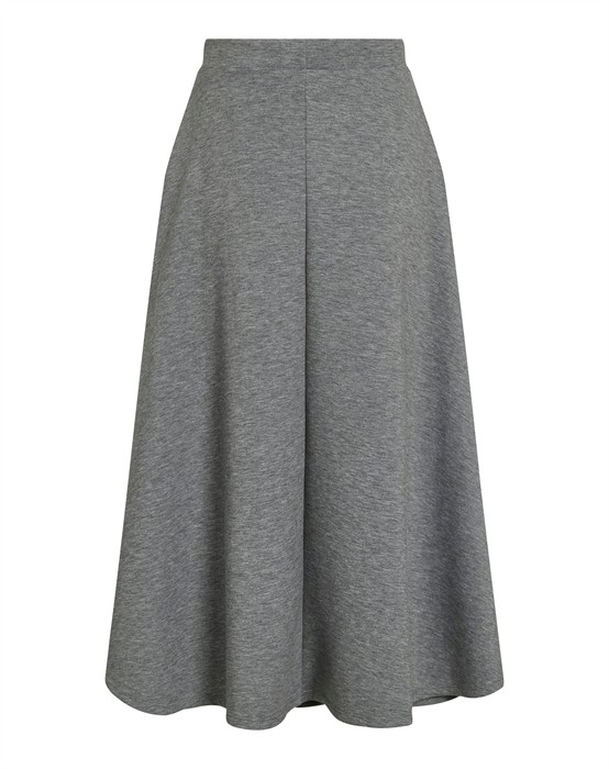 ViReflect HW Wide Midi Nederdel - Medium Grey Melange 
